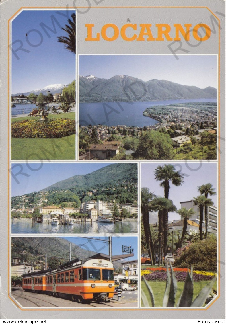 CARTOLINA  C1 LOCARNO,TESSIN,SVIZZERA-LAGO MAGGIORE-VIAGGIATA 1986 - Locarno