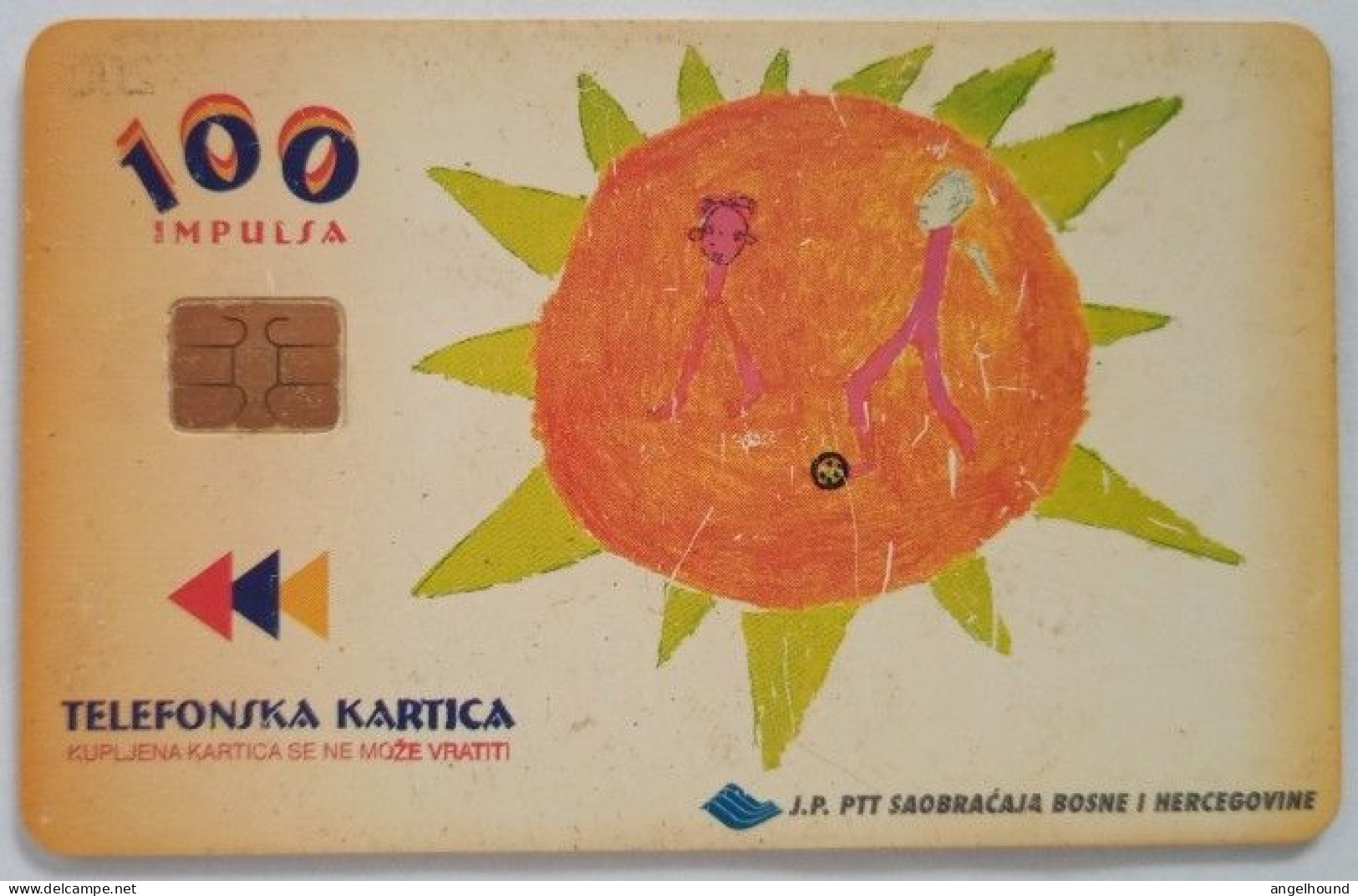 Bosnia 100 Units Chip Card - 1999 Special Olympics - Bosnië