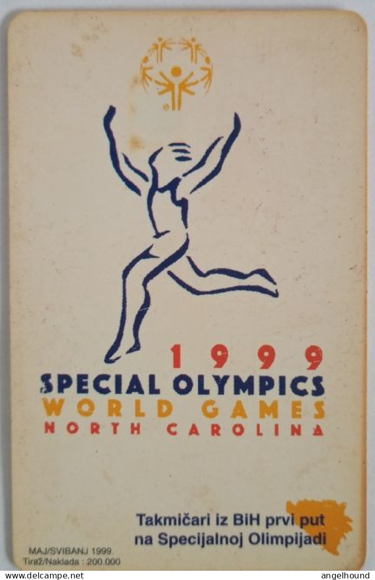 Bosnia 100 Units Chip Card - 1999 Special Olympics - Bosnie