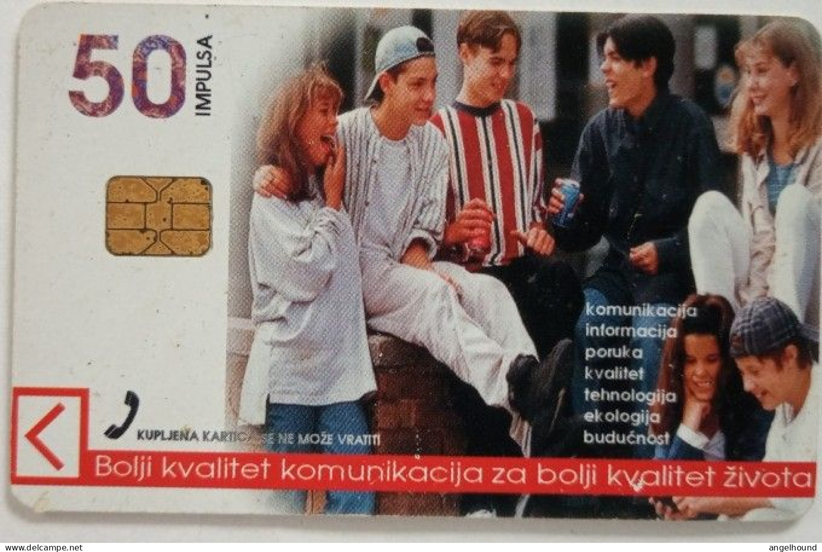 Bosnia 50 Units Chip Card - Misli Mine - Bosnie