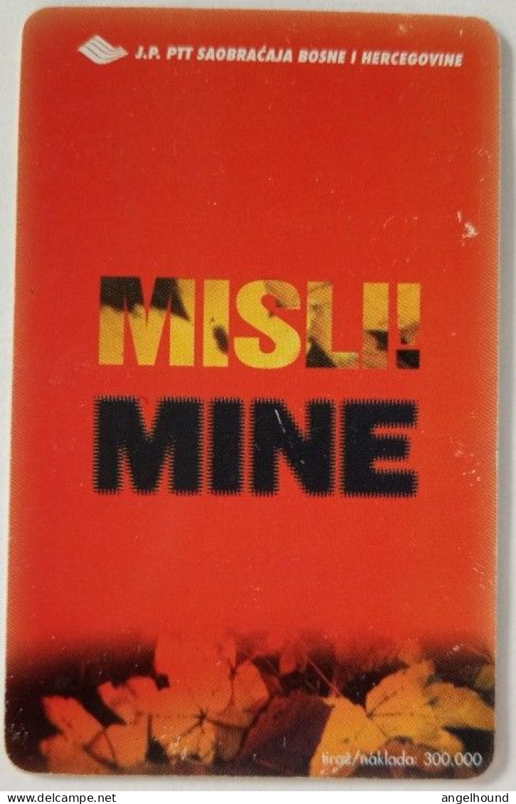 Bosnia 50 Units Chip Card - Misli Mine - Bosnië