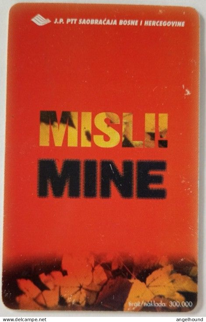 Bosnia 50 Units Chip Card - Misli Mine - Bosnien