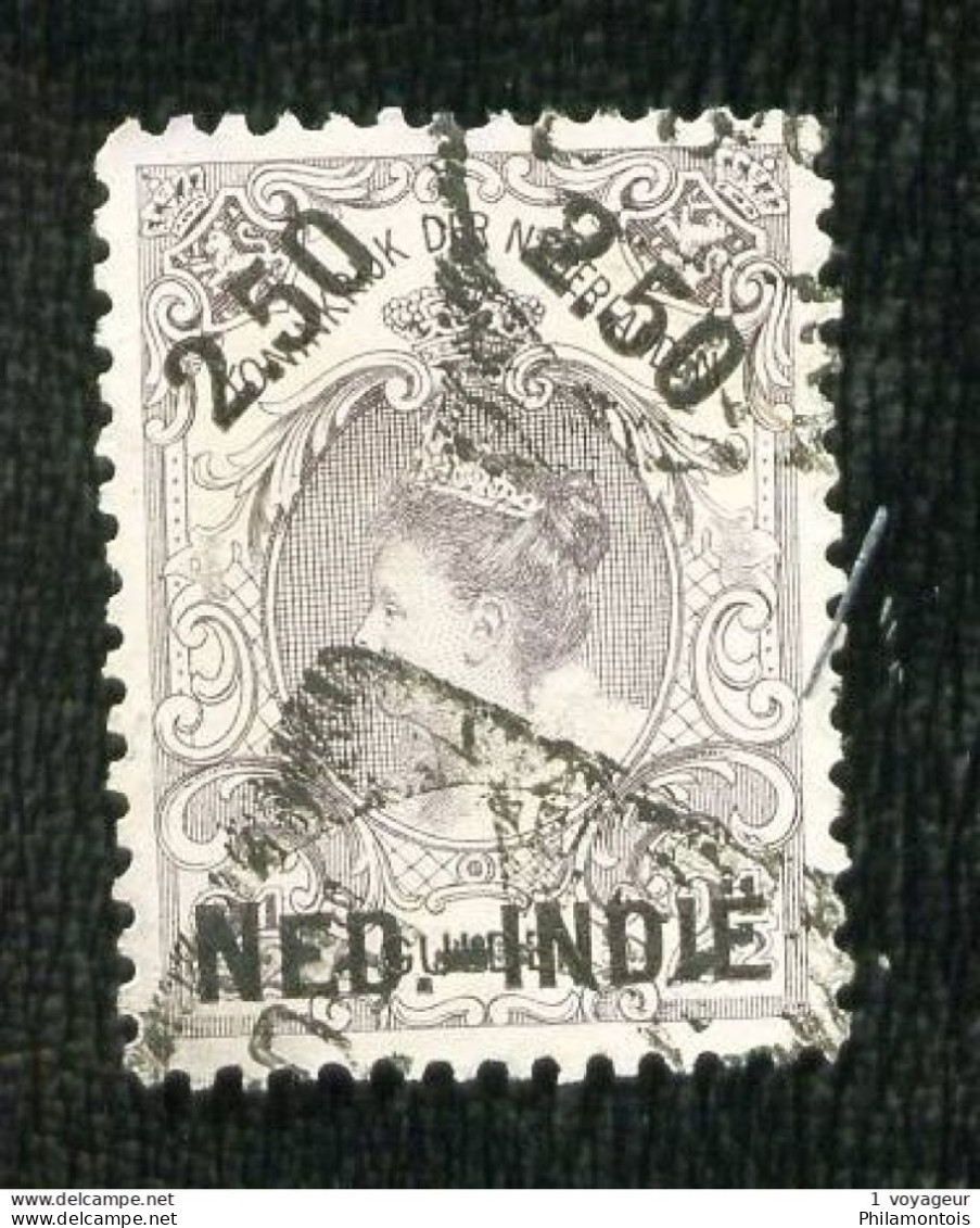 NED. IND. Yvert N° 37 - 2,50 Sur 2g1/2 Violet-gris - Oblitéré - Beau - Niederländisch-Indien