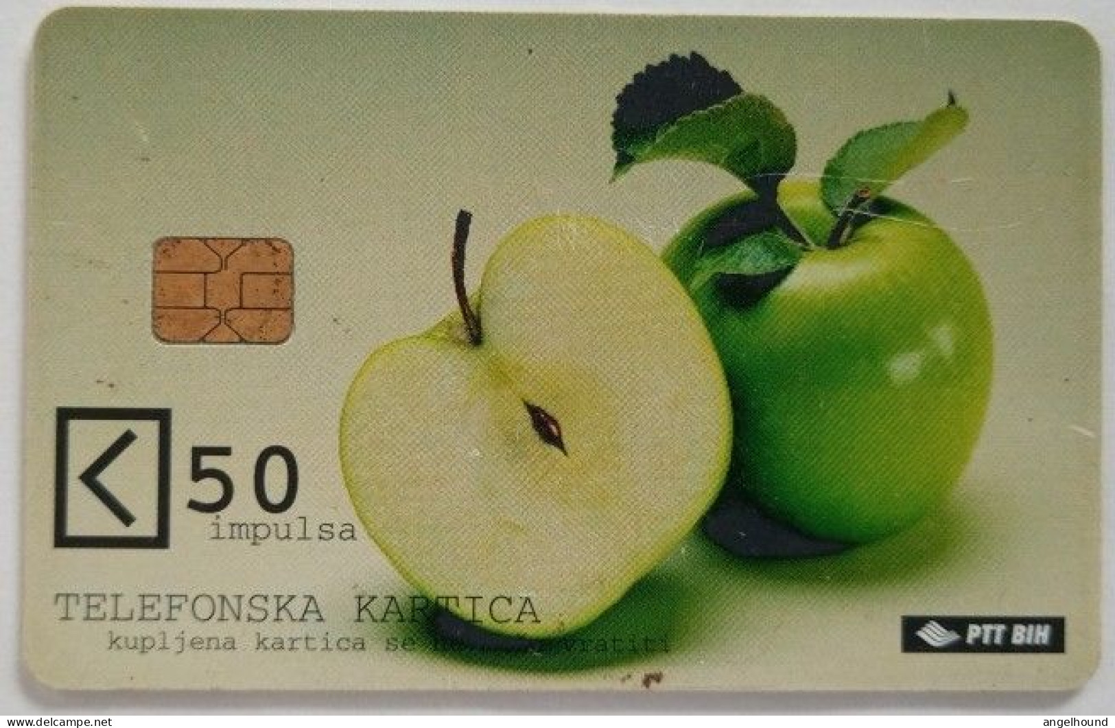 Bosnia 50 Units Chip Card - Apples - Bosnië