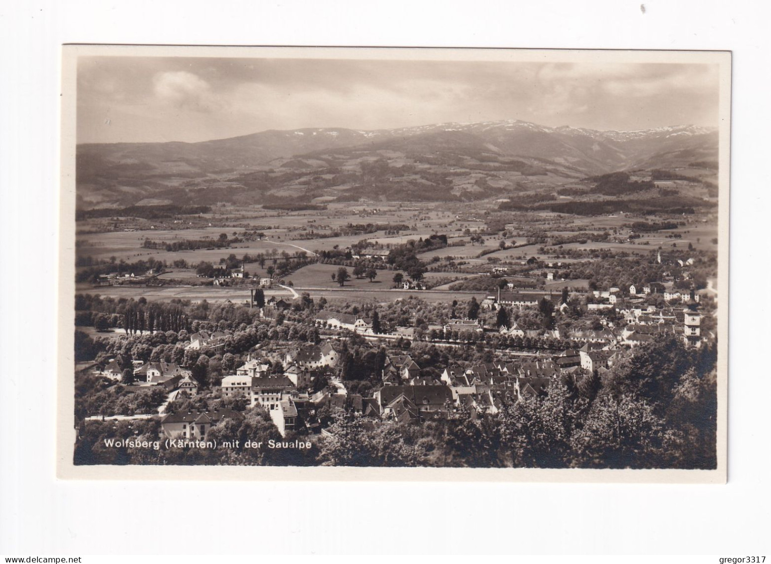 E5351) WOLFSBERG Mit Der Saualpe In Kärnten - Häuser FOTO AK - - Wolfsberg