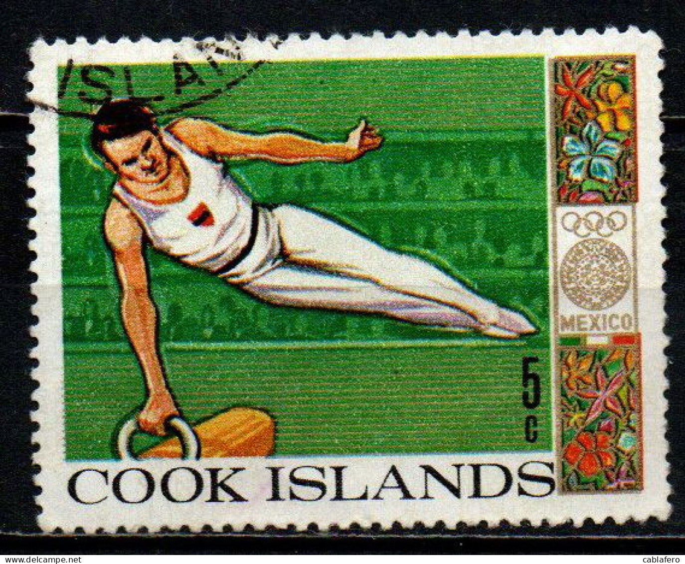 COOK ISLANDS - 1968 - 19th Olympic Games, Mexico City - Gymnast - USATO - Islas Cook