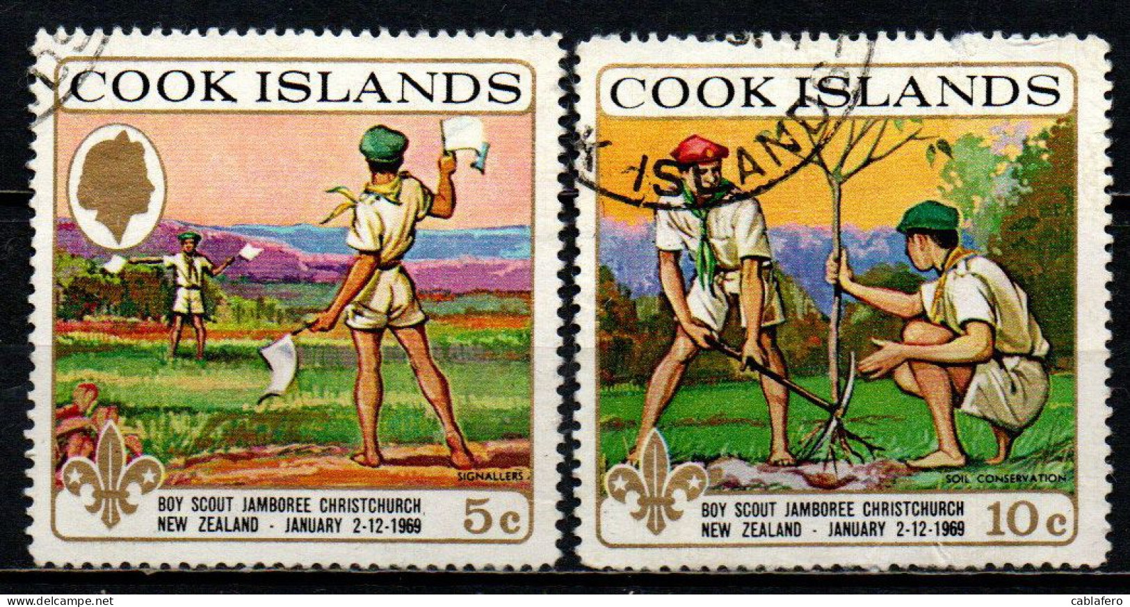 COOK ISLANDS - 1969 - 5th Natl. Boy Scout Jamboree - USATI - Cookeilanden