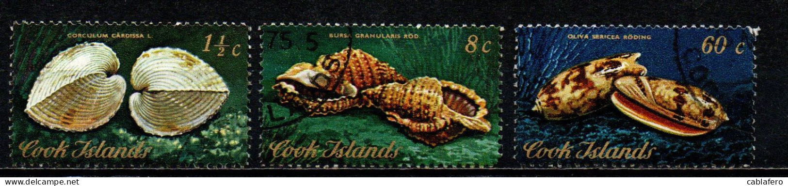 COOK ISLANDS - 1973 - Cook Islands Sea Shells - USATI - Cookeilanden
