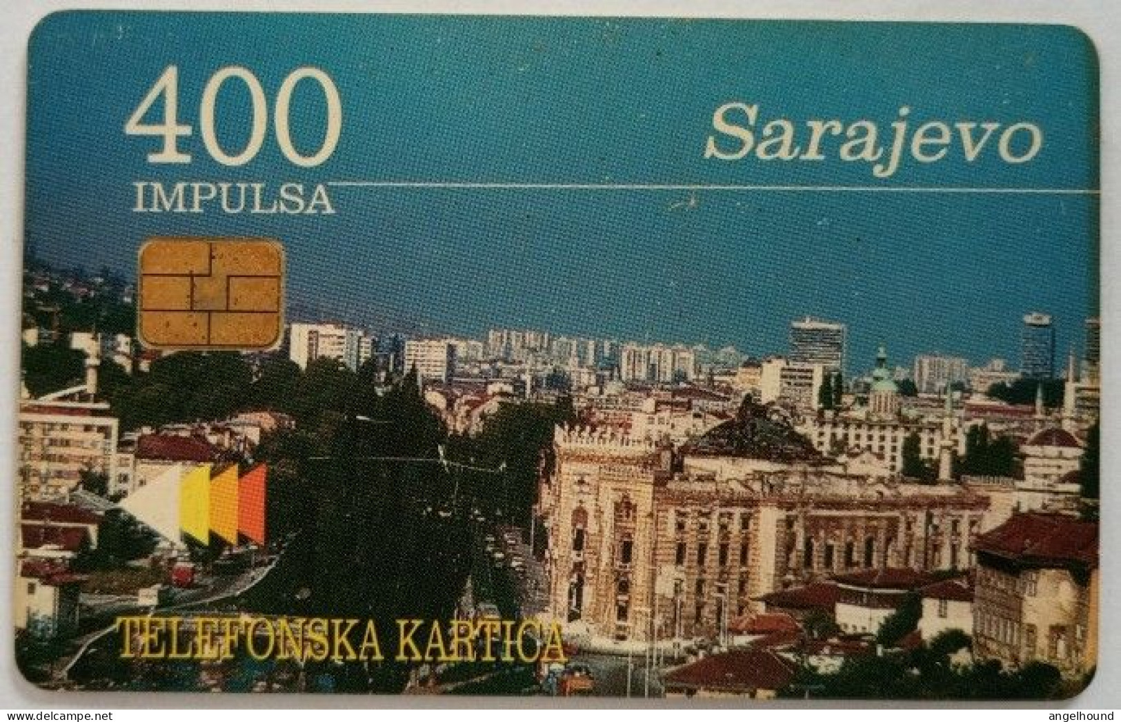 Bosnia 400 Units Chip Card - Sarajevo - Bosnie