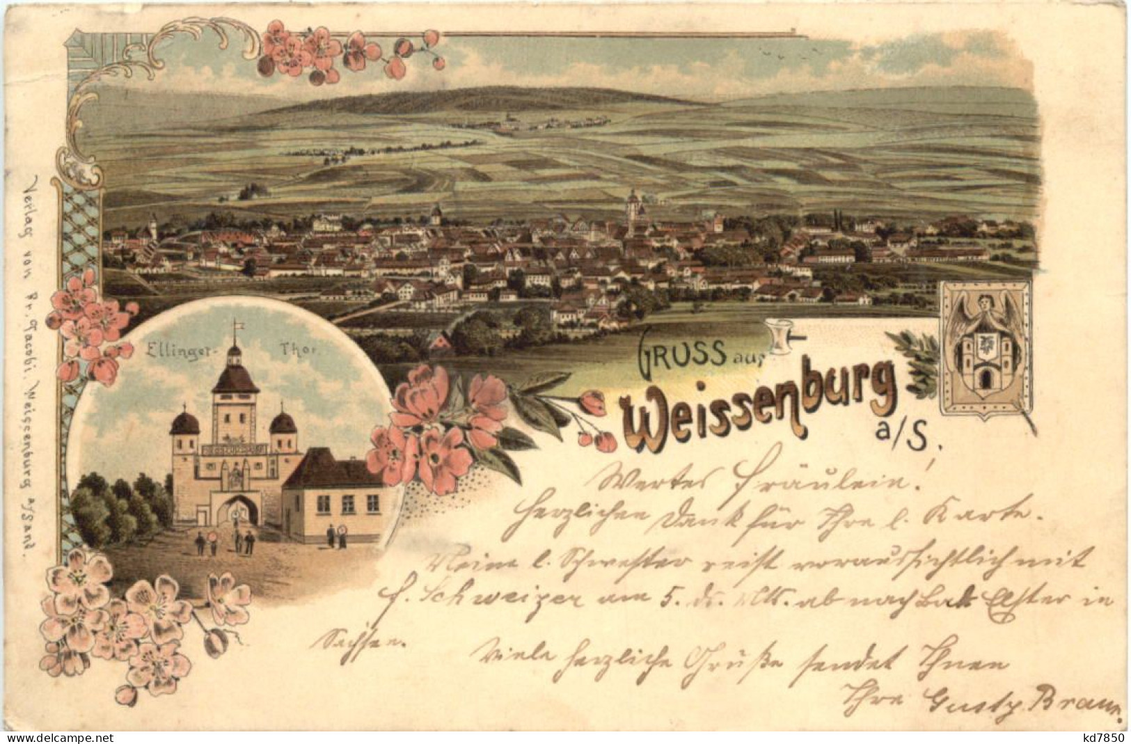 Gruss Aus Weissenburg - Litho - Weissenburg
