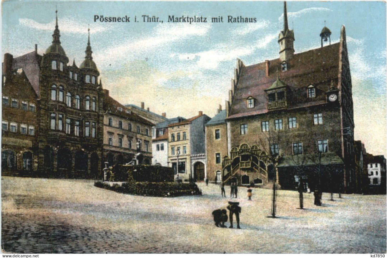 Pössneck In Thüringen - Marktplatz - Pössneck