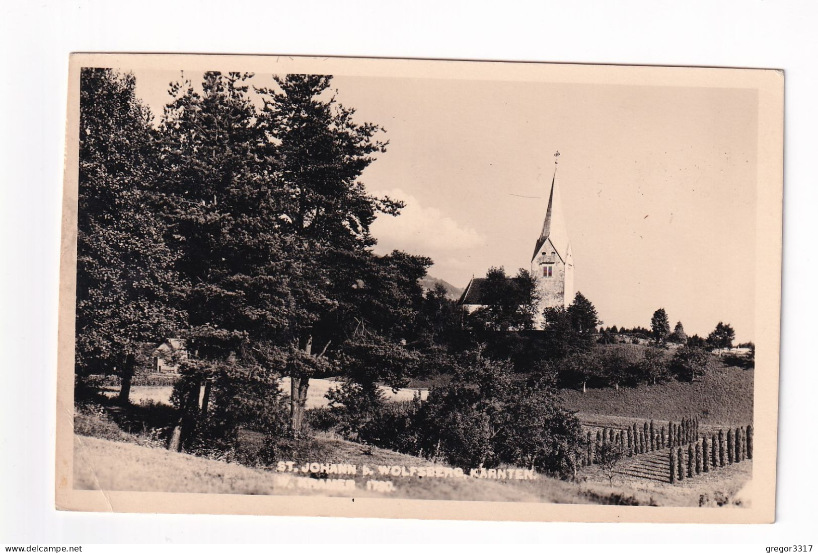 E5363) ST. JOHANN Bei WOLFSBERG In Kärnten - KIRCHE U. Wiese ALT !! 1940 - Wolfsberg