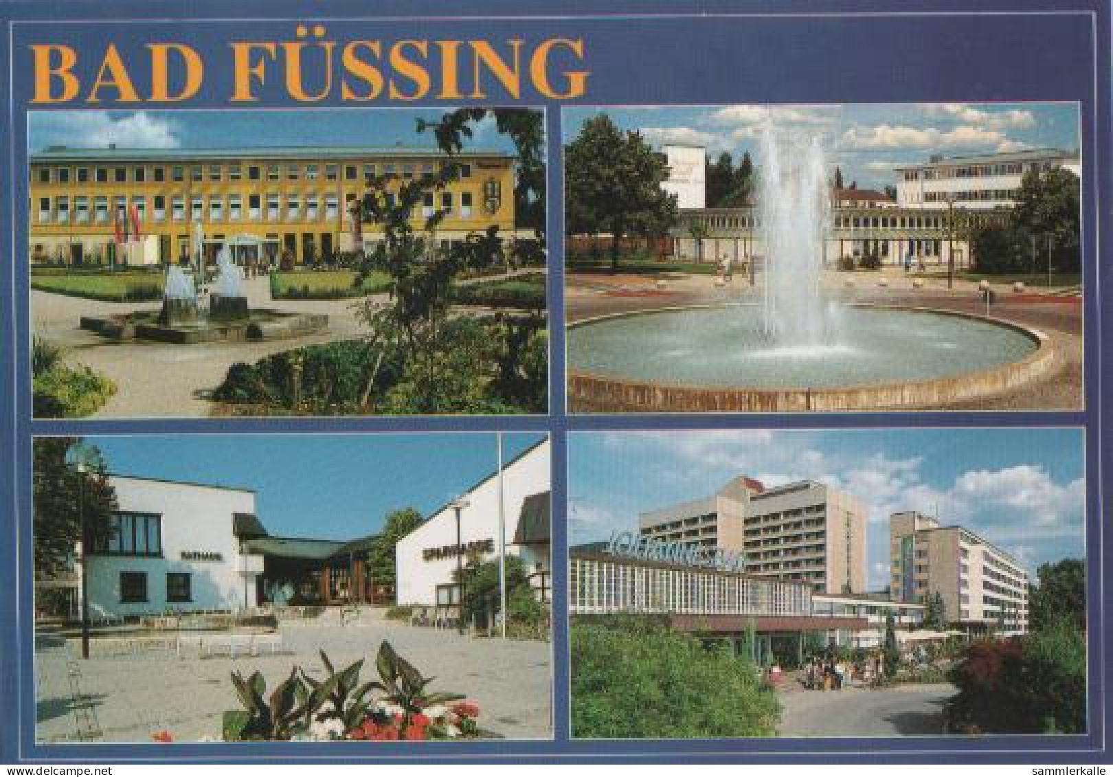 25336 - 4 Bilder Aus Bad Füssing - Ca. 1995 - Bad Fuessing