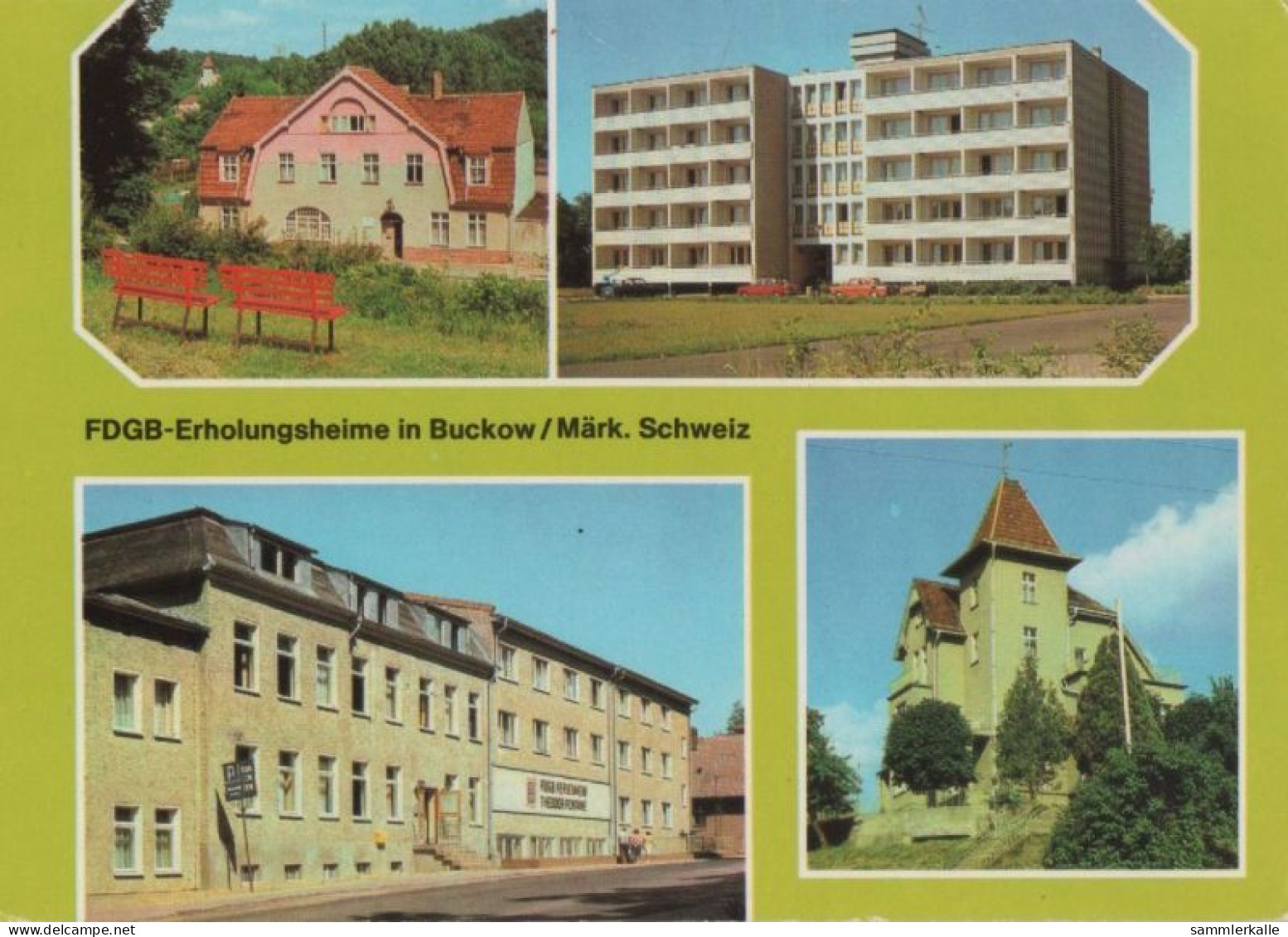 100770 - Buckow - FDGB-Erholungsheime - Ca. 1985 - Buckow
