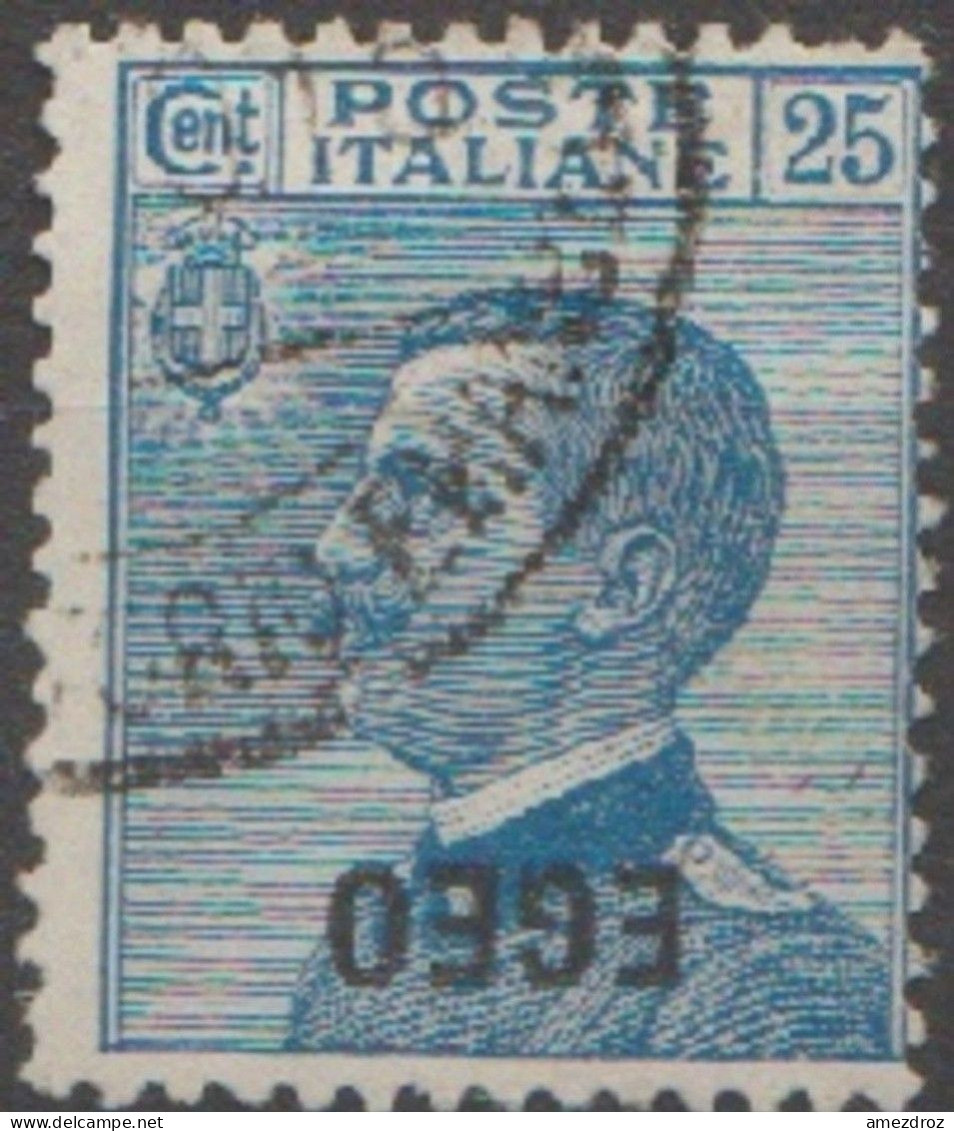 Italie - Egée Italienne N° 1a Emission Générale Surcharge Renversée (J13) - Ägäis