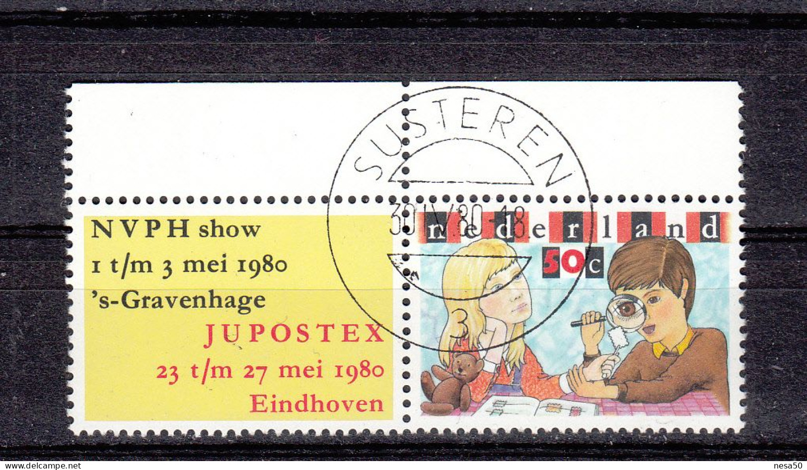 Nederland 1980 Nvph Nr 1201, Mi Nr 1161.NVPH Show, Met Stempel Postkantoor Susteren - Oblitérés