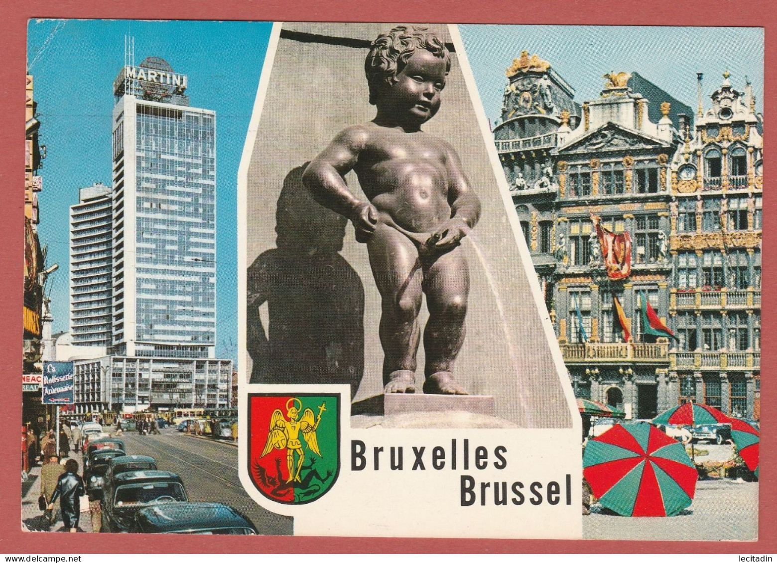 CP EUROPE BELGIQUE BRUXELLES MV 112 Multi-Vues - Panoramische Zichten, Meerdere Zichten