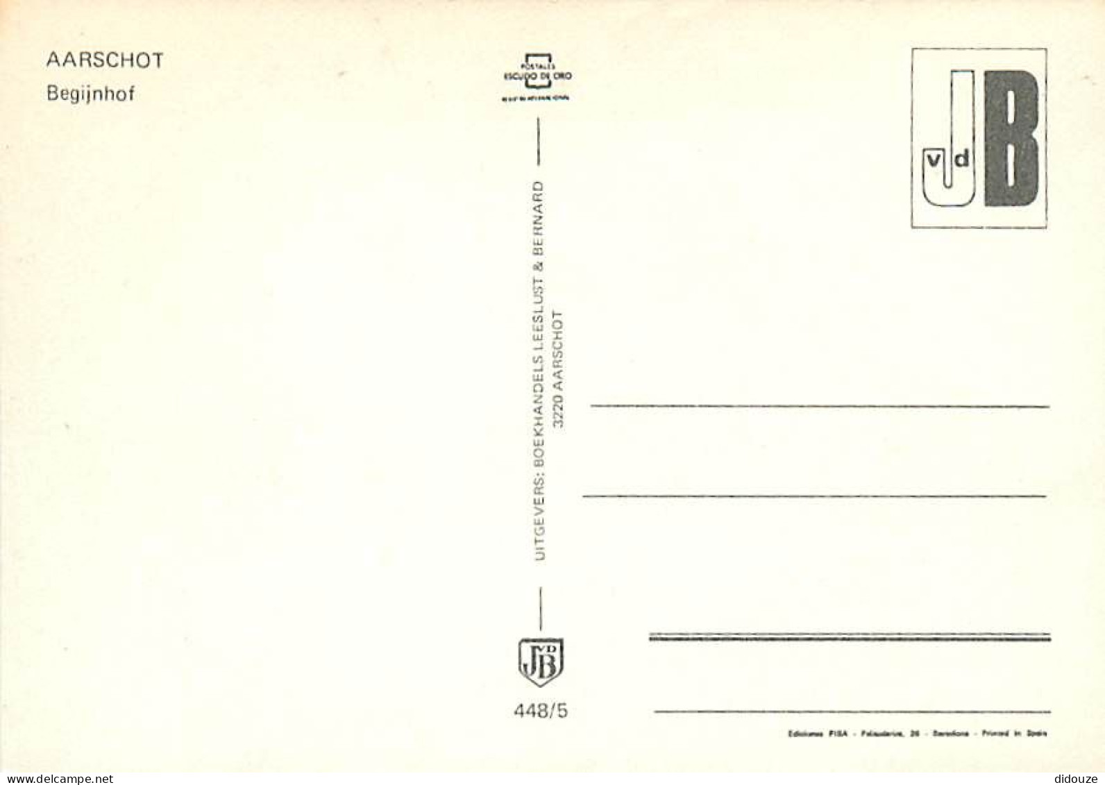 Belgique - Aarschot - Begjjnhof - Carte Neuve - CPM - Voir Scans Recto-Verso - Aarschot