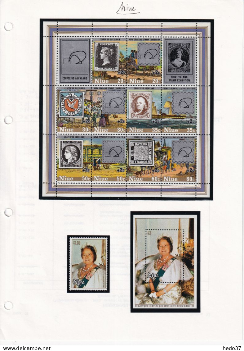 Niue - Collection 1969/1988 - Neufs ** sans charnière - TB