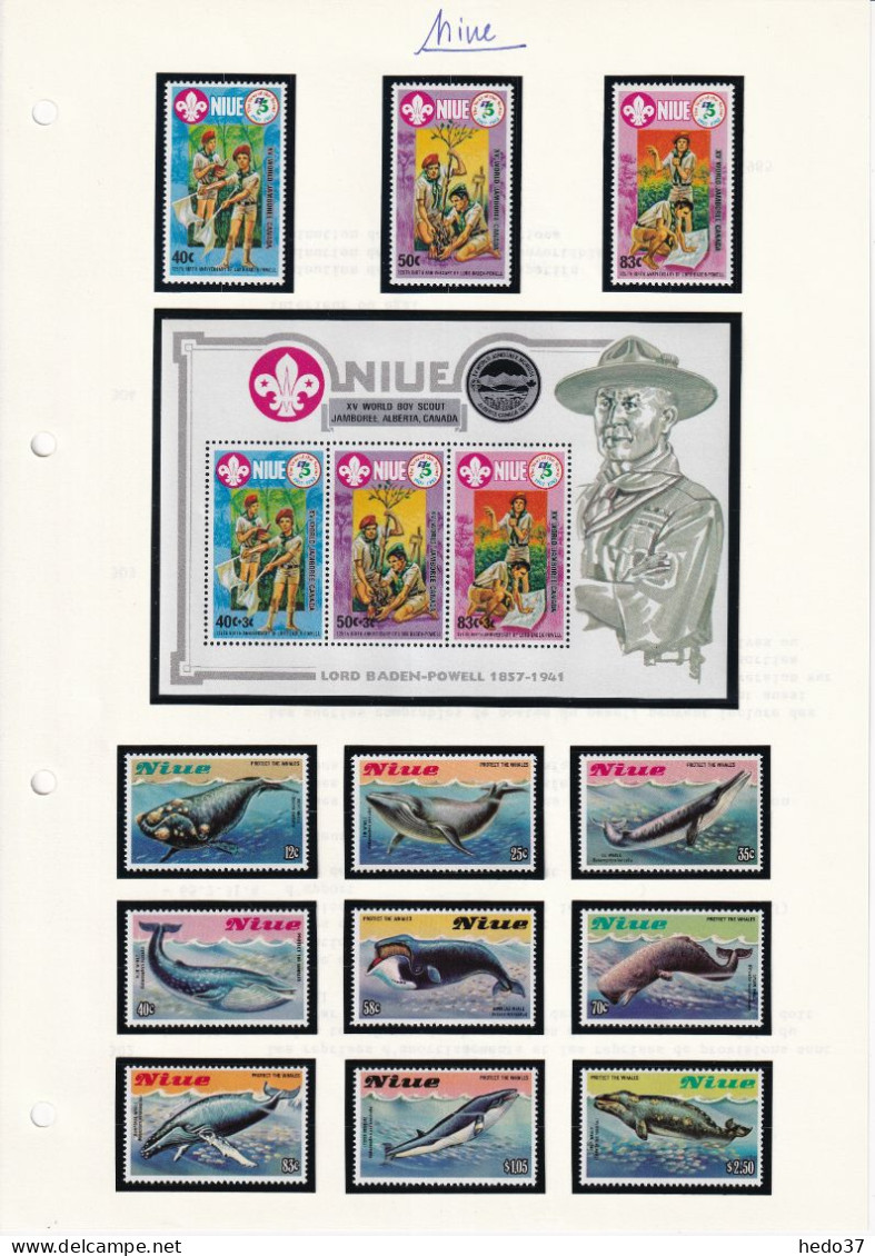 Niue - Collection 1969/1988 - Neufs ** sans charnière - TB