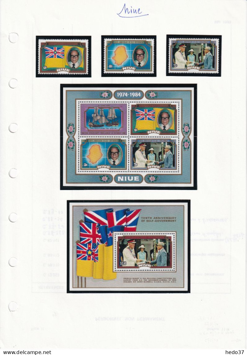 Niue - Collection 1969/1988 - Neufs ** sans charnière - TB