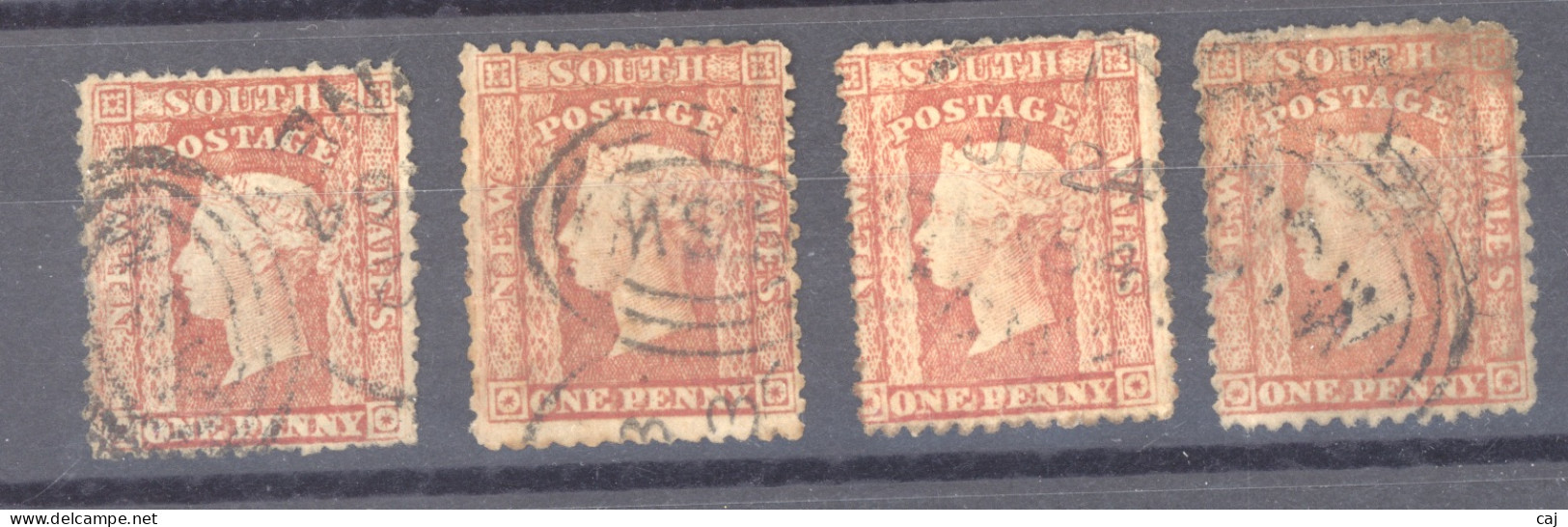 Australie  -  NSW  :  Yv  26A  (o)   4  Teintes - Used Stamps
