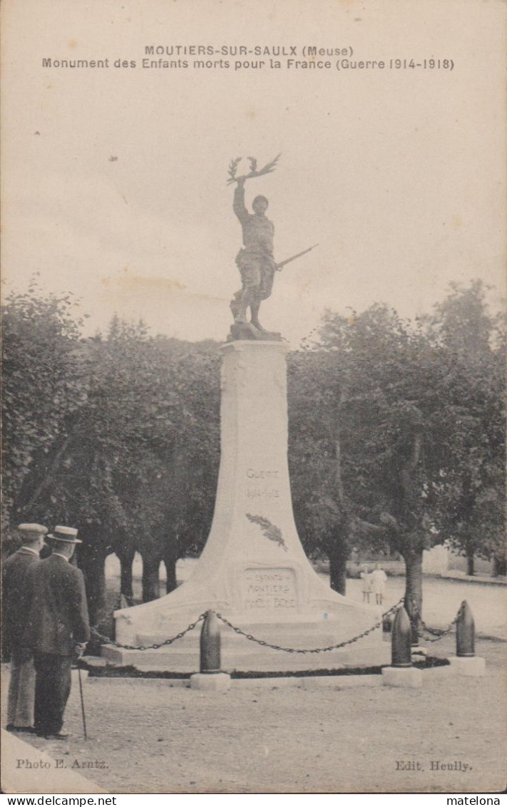 55 - MEUSE MOUTIERS SUR SAULX MONUMENT DES ENFANTS MORTS POUR LA FRANCE GUERRE 1914-1918 (MONTIERS) - Montiers Sur Saulx