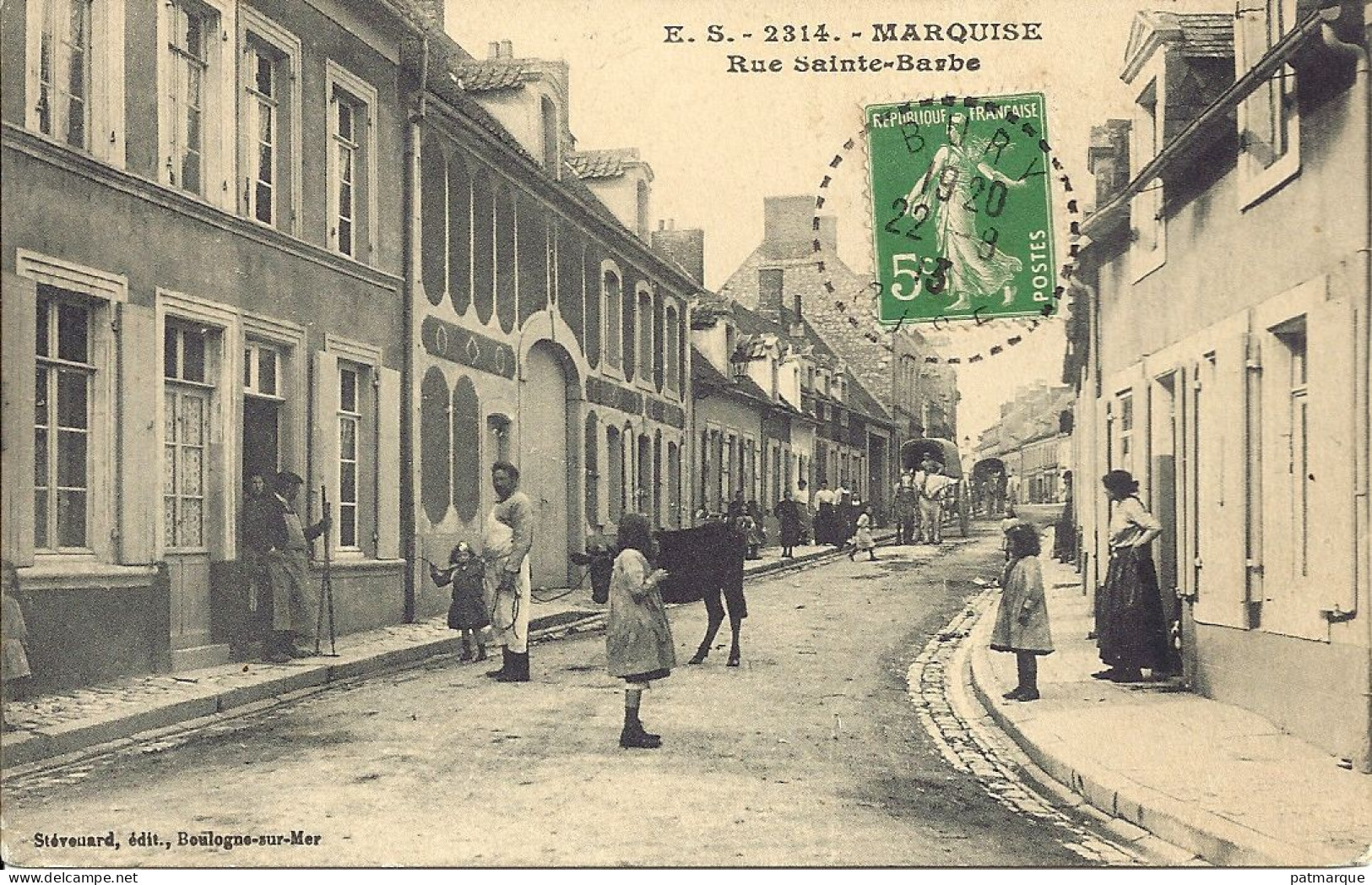 62. Marquise - Rue Sainte Barbe - E.S 2314 - Belle Animation - Marquise