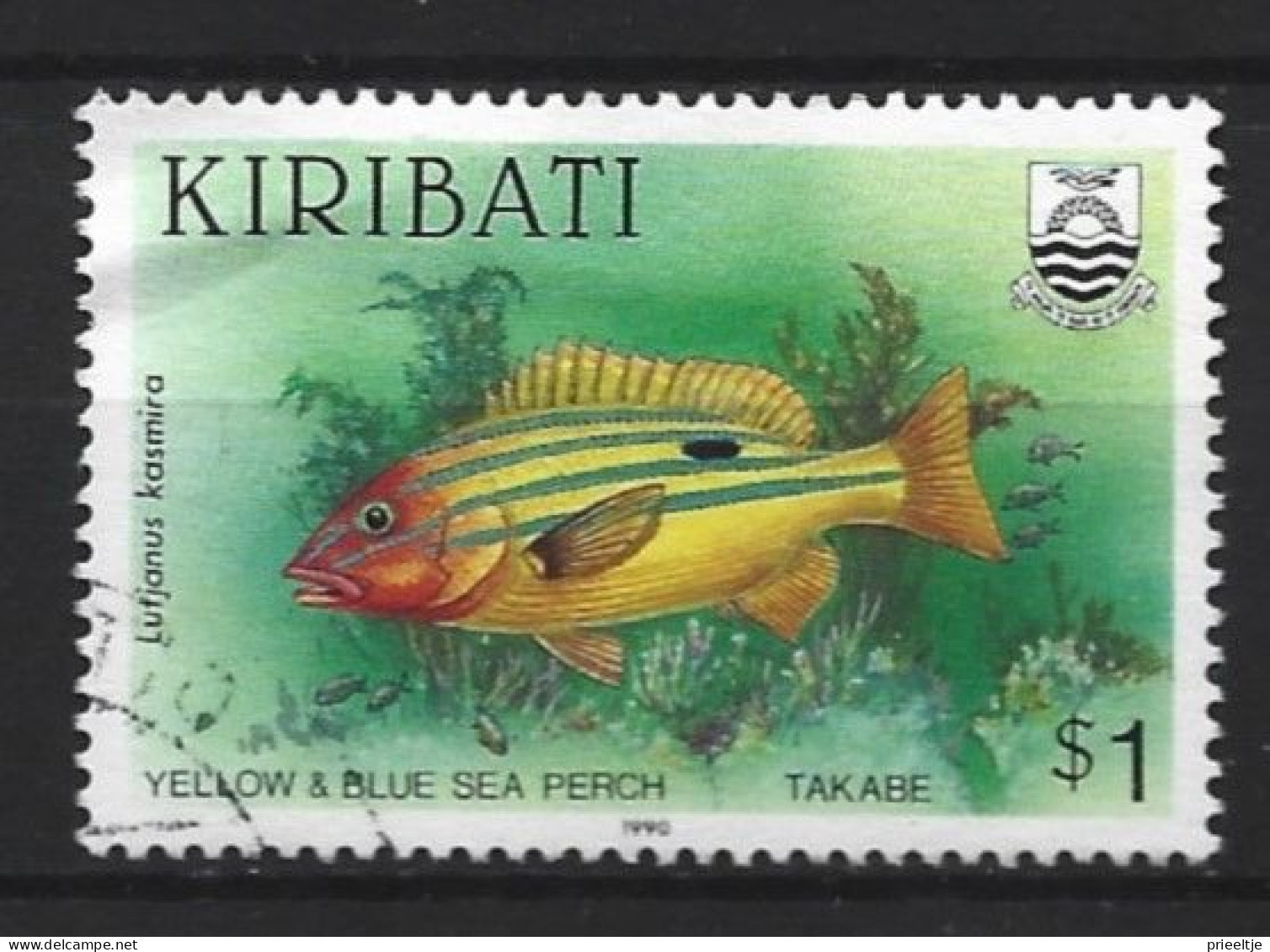 Kiribati 1990 Fish Y.T. 220 (0) - Kiribati (1979-...)