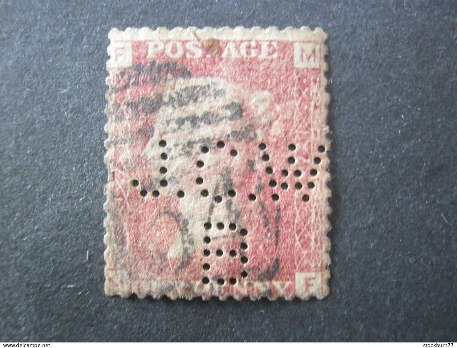 UK  , Perfin , Perfore , Lochung - Used Stamps