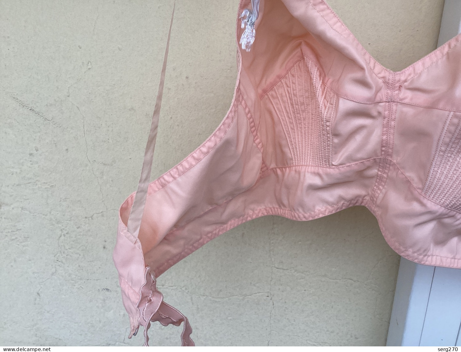 Ancien Soutien-gorge, En Nylon Rose, Orangé En Très Bon état Madine France - Biancheria Intima