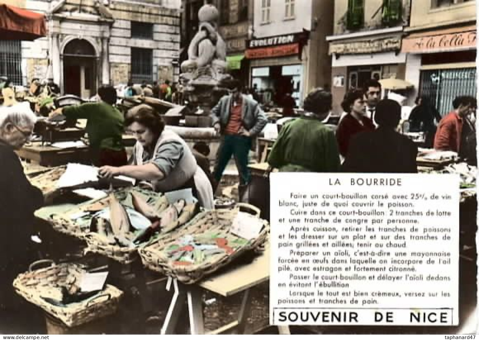 . 06 . La Vieille Ville . Le Marché Aux Poissons De La Place St-François . - Marchés, Fêtes