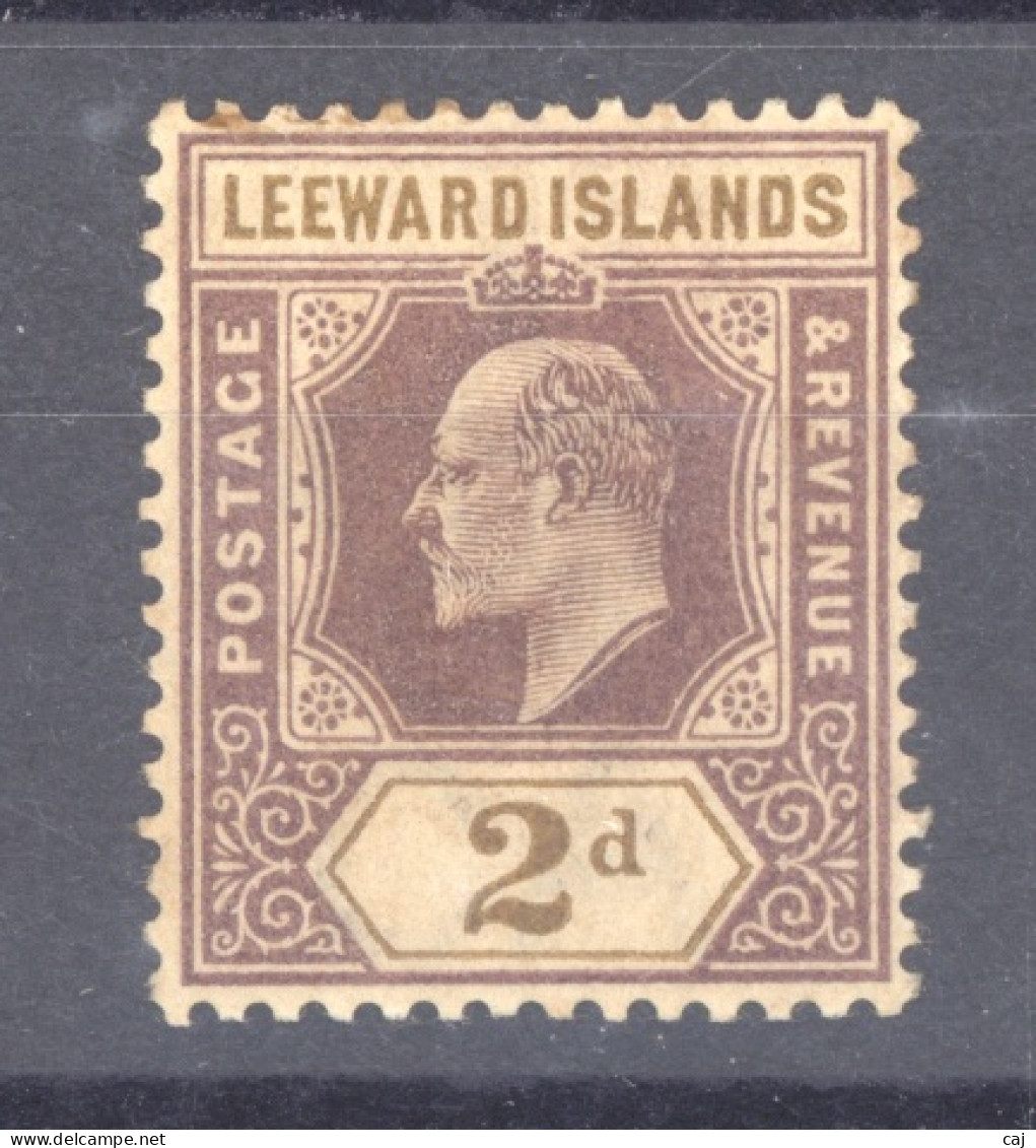 Leeward  :  Yv  36  *   Filigrane CA - Leeward  Islands