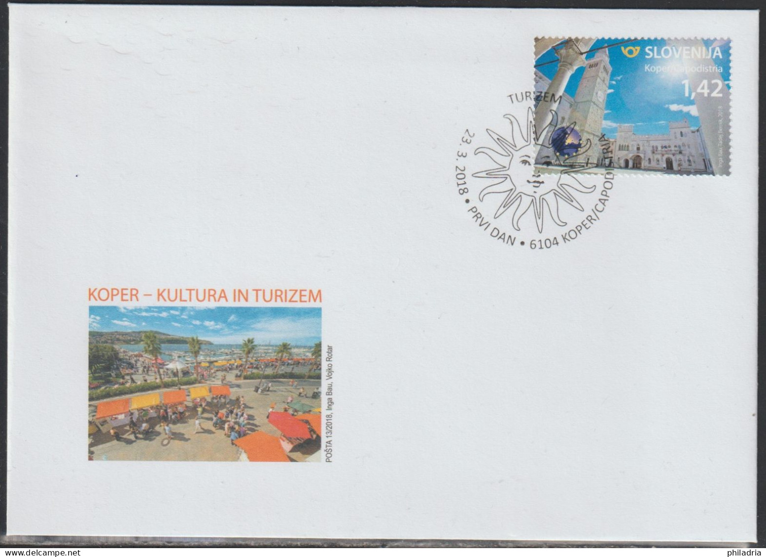 Slovenia, 2018, Koper, FDC - Other & Unclassified