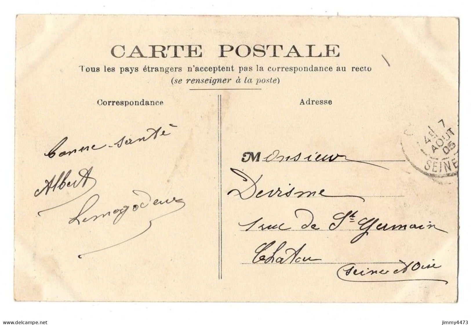 CPA - Château De Montmirail En 1905 ( Rue Bien Animée ) - Edit. H. Lecomte , Courtalain - Montmirail