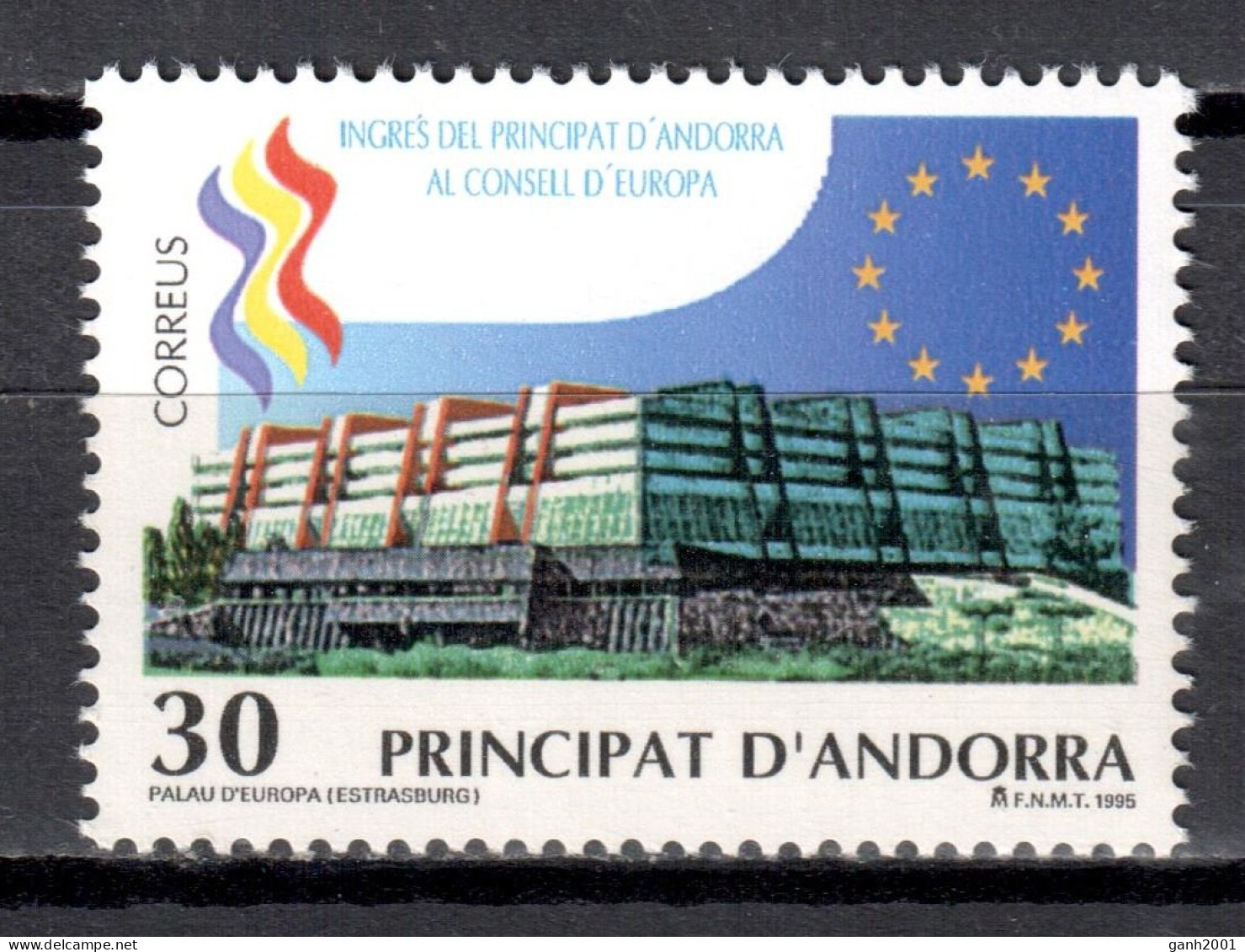 Andorra 1995 / European Council MNH Consejo De Europa Europarat / Il24  38-40 - Instituciones Europeas