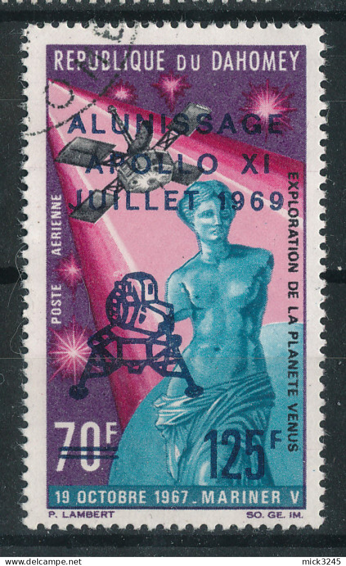 Dahomey PA N°107 (o) L'Homme Sur La Lune - Benin - Dahomey (1960-...)