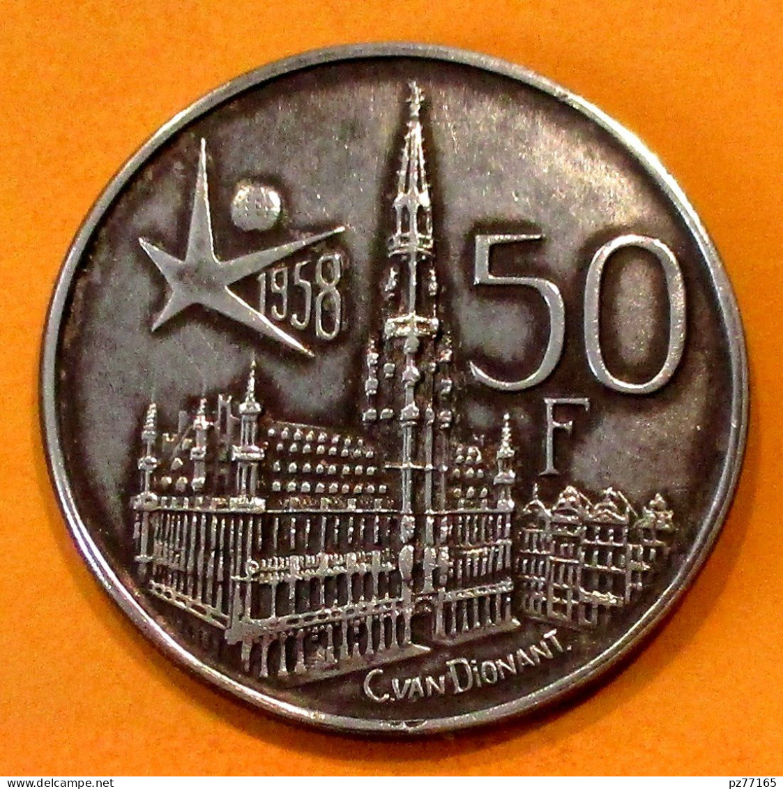 Belgique 50 Francs 1958 En TTB, Expo Universelle, Faible Tirage 382 000 Ex. . Argent Silver - 50 Francs