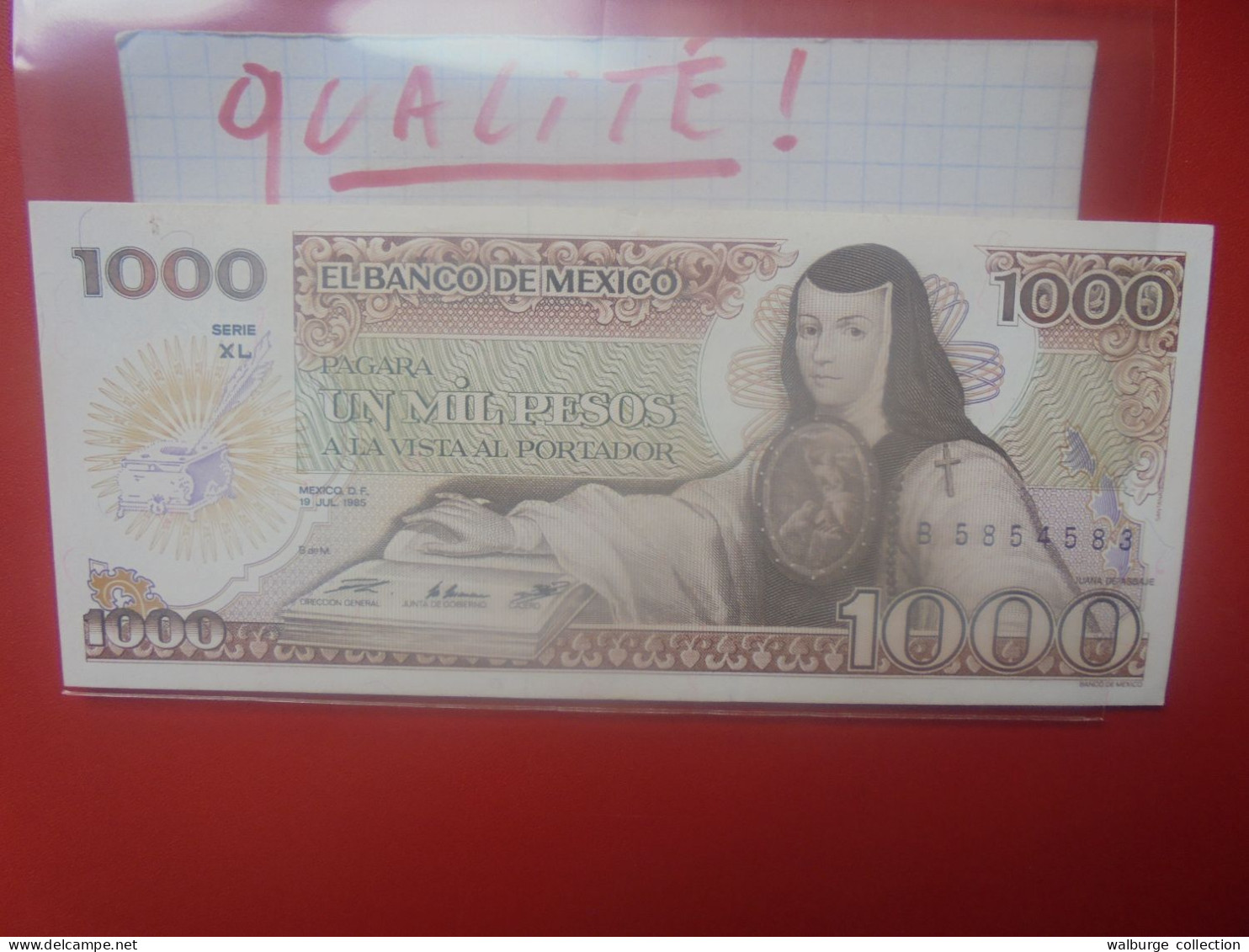 MEXIQUE 1000 PESOS 1985 Peu Circuler Belle Qualité (B.33) - Mexique