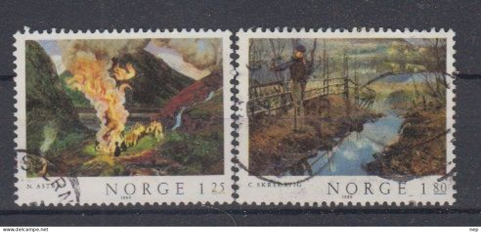 NOORWEGEN - Michel - 1980 - Nr 823/24 - Gest/Obl/Us - Usados