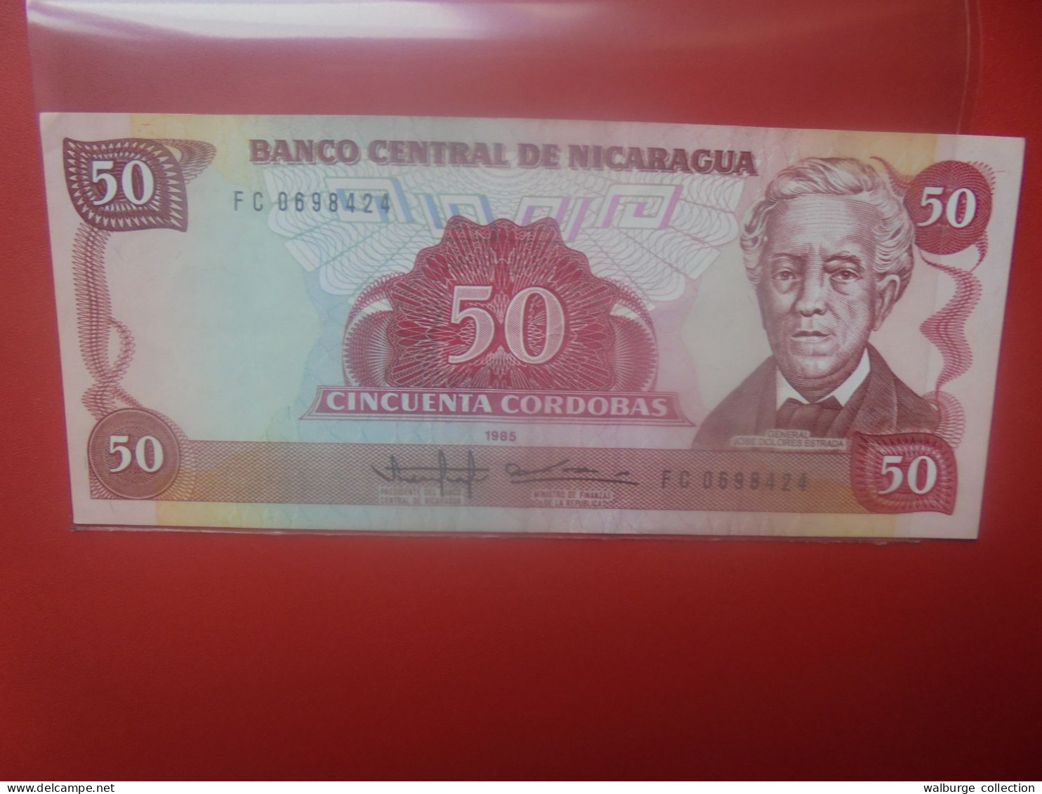 NICARAGUA 50 CORDOBAS 1985 Circuler (B.33) - Nicaragua
