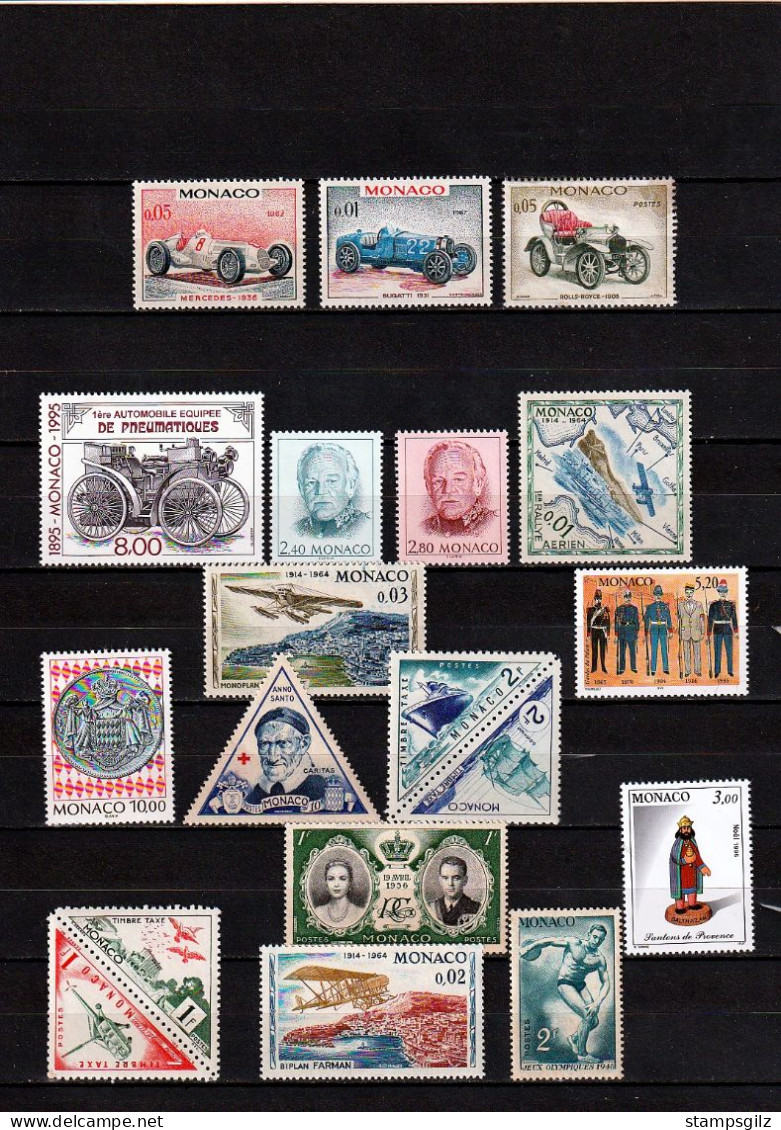 Monaco : Timbres Neufs** - Collections, Lots & Séries