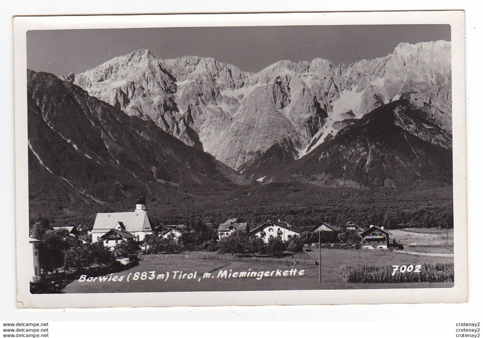 Tyrol Imst BARWIES Tirol M. Miemingerkette N°7002 VOIR DOS - Imst
