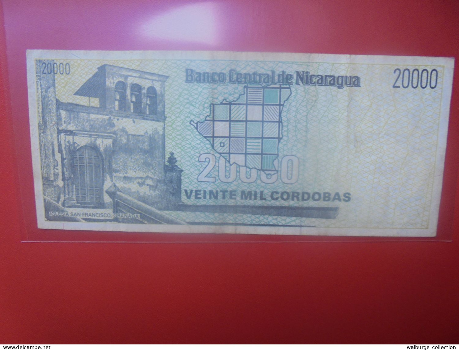 NICARAGUA 20.000 CORDOBAS 1989 Circuler (B.33) - Nicaragua