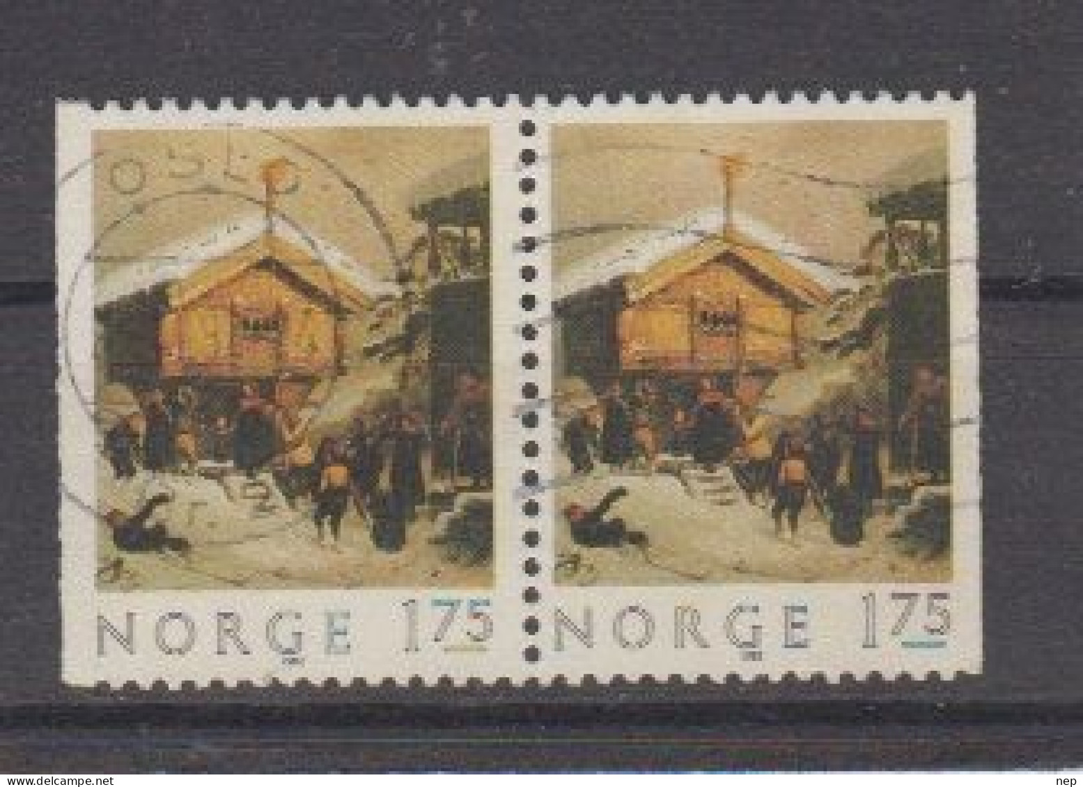 NOORWEGEN - Michel - 1982 - Nr 875 DI + Dr - Gest/Obl/Us - Usados