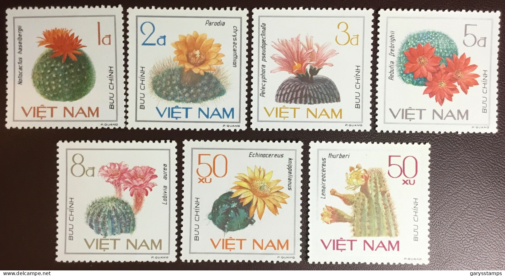 Vietnam 1985 Cacti Flowers MNH - Sukkulenten