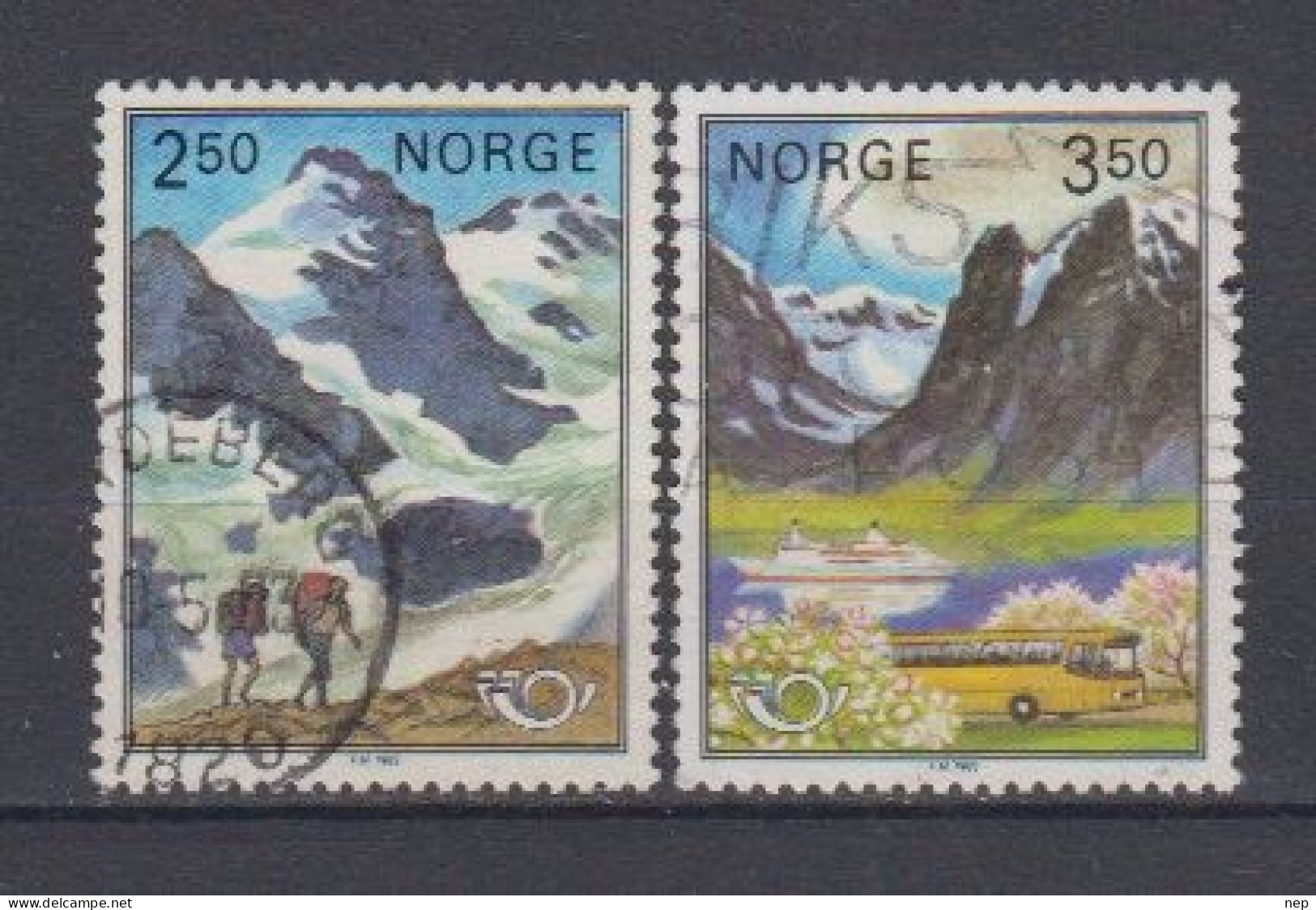 NOORWEGEN - Michel - 1983 - Nr 881/82 - Gest/Obl/Us - Usados