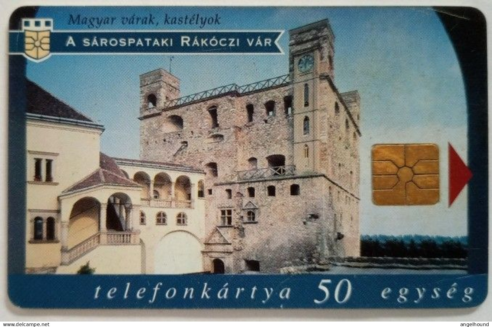Hungary 50 Units Chip Card - A Sarospataki Rakoczi Var , Manyoki Adam - Hongarije