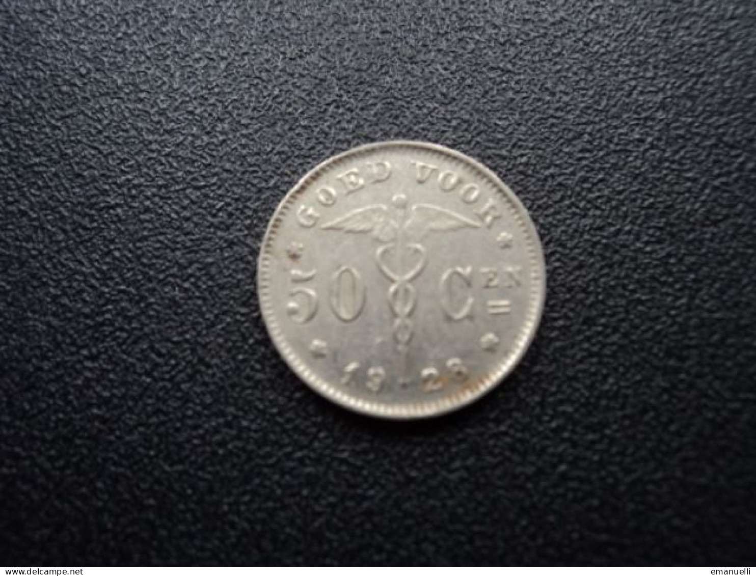 BELGIQUE : 50 CENTIMES   1928 *     KM 88      TTB - 50 Centimes