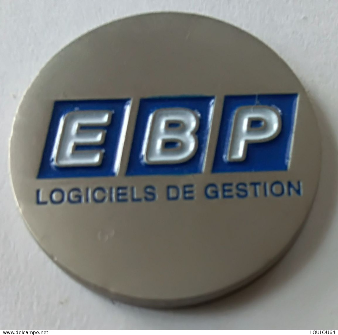 Jeton De Caddie - EBP - LOGICIELS DE GESTION - En Métal - Neuf - (1) - - Jetons De Caddies